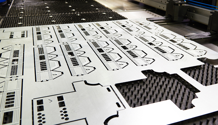 Finished product from Laser cutting metal machine - CN Metalworks